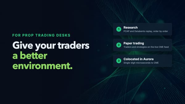Nanoconda for Prop Trading Firms: One Stack From Research to Live
