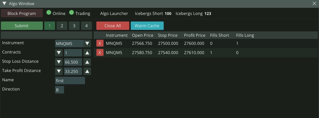 GUI Algos